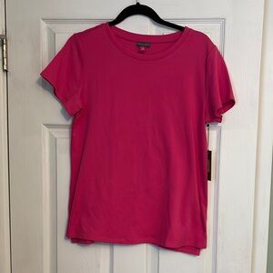 Vince Camuto Pink Short Sleeve T-Shirt
